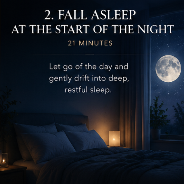 Fall Asleep at the Start of the Night